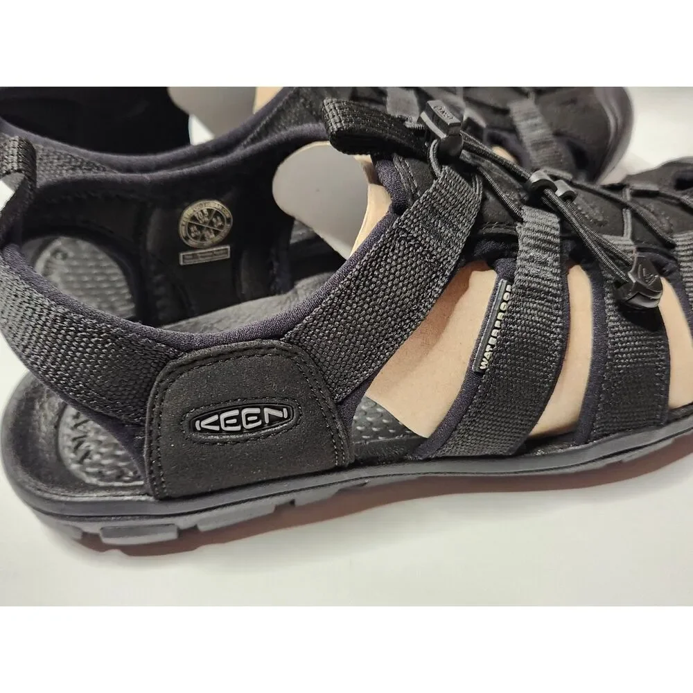 KEEN Clearwater CNX Men’s Sandals 10.5 Triple Black Waterproof